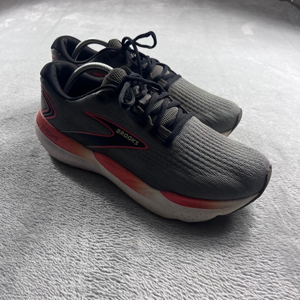 Brooks‎ Glycerin 21 Mens Running Shoes Grey Orange 1104191D059 Size 12